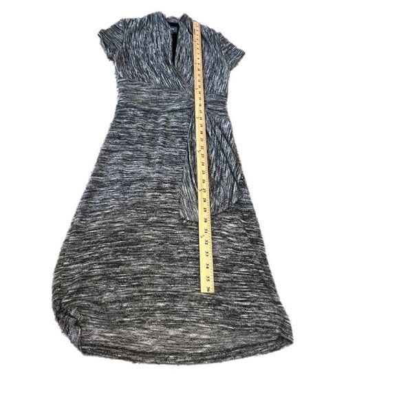 Anthropologie Maeve Grey Dress with Faux Wrap Front. Sz Small. Great Condition! - Picture 10 of 11